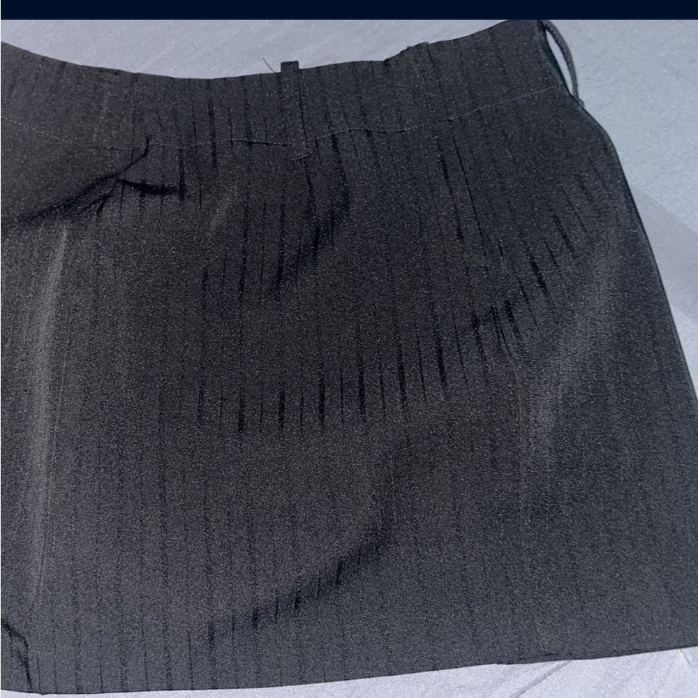 Cute black striped skirt mini